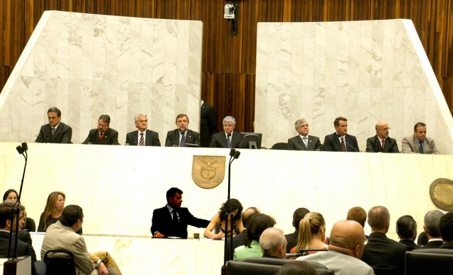 Sessão solene de abertura dos trabalhos na Assembleia Legislaiva