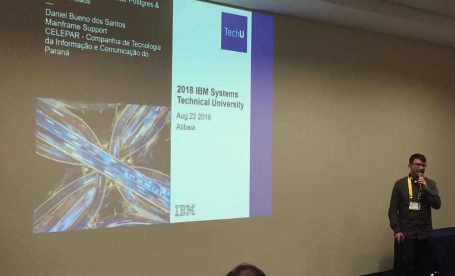 Empregado da Celepar ministra palestra em evento sobre tecnologias disruptivas