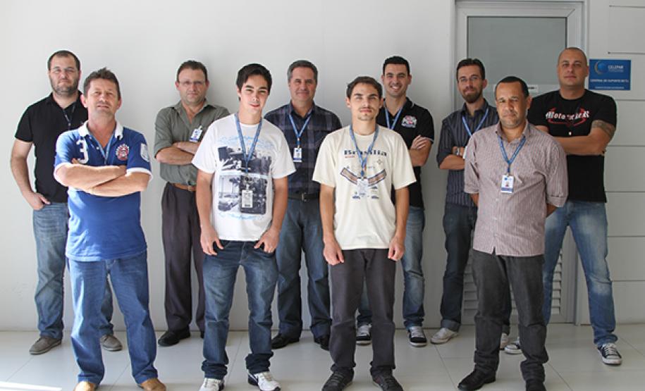 Equipe da Central do Palácio das Araucárias: Diego Bosloper Albini, Edson Jorge Massucato, Cezar Martiningue, Guilherme Stamm, Nivaldo José da Silva, Gabriel Gutstein Vialich, Clhistopher Proença, Waldy Rodrigues Junior, Antônio de Oliveira e Marcelo Born