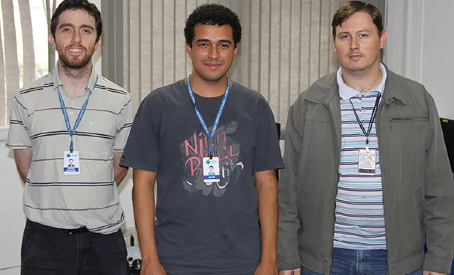Centrais de suporte da Celepar trazem integração e agilidade no atendimento ao Governo do Estado Equipe IC / IML: Andre Luis de Andrade, David Chalegre Soares e Valdir Nardelli Junior.
