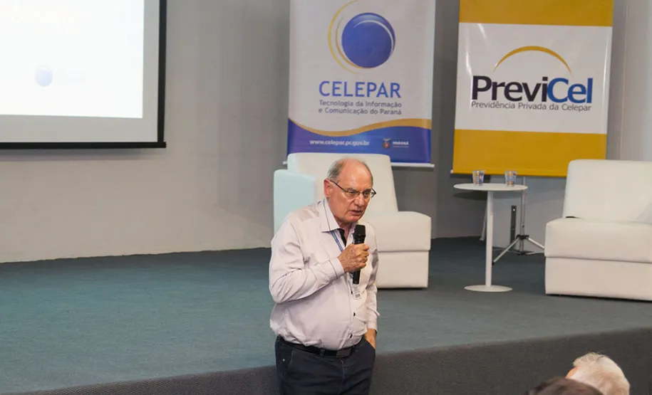 Celepar integra comissão julgadora do 1º Prêmio Sercomtel de Inovação Jacson Carvalho Leite, Marcus von Borstel e Amauri Escudero