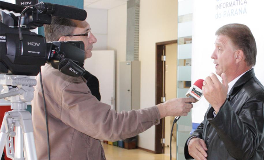 Governador Beto Richa inaugurou as novas instalações do Núcleo Regional da Celepar em Pato Branco