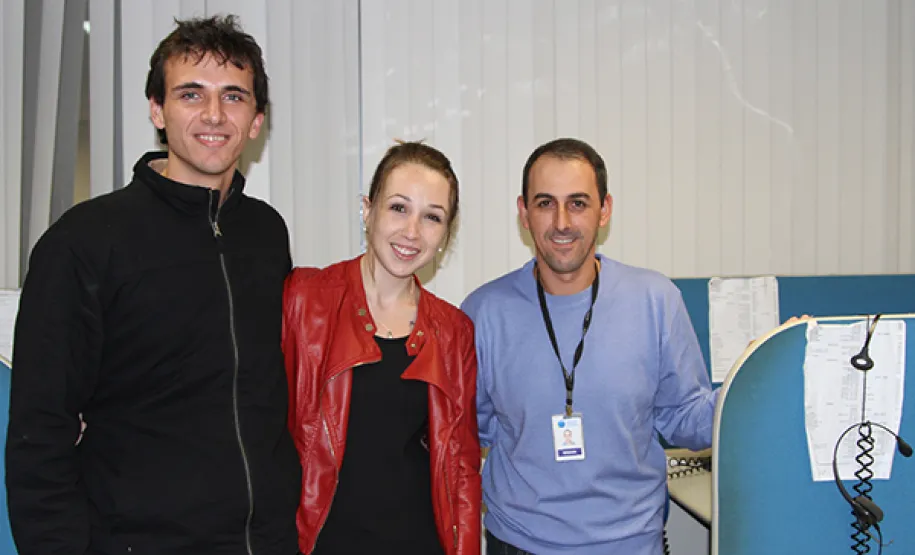 Acadêmicos do Curso de Engenharia de Produção visitam a Celepar Equipe do turno da noite da DICAC
