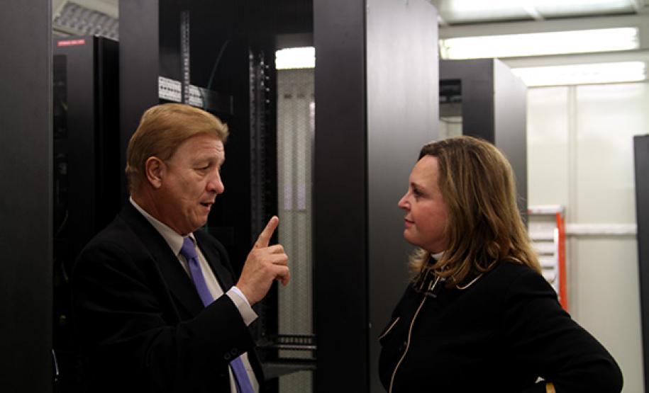 Visita ao novo data center da Celepar