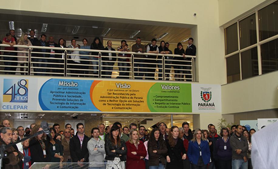 Sucesso da operação do moving é comemorado com culto ecumênico na Celepar