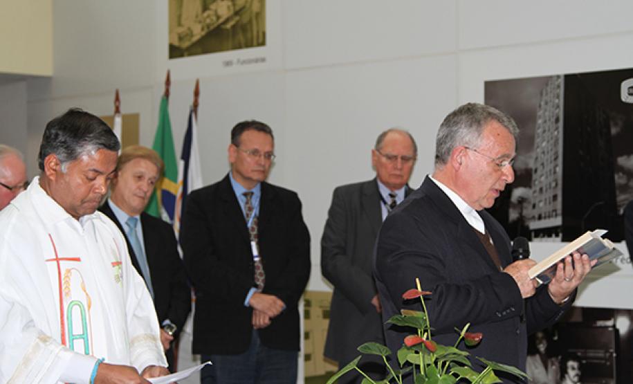 Sucesso da operação do moving é comemorado com culto ecumênico na Celepar Diácono Luiz Garcia, da Igreja do Divino Espírito Santo