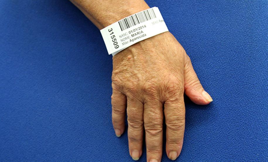 Pulseira Eletrônica A pulseira gerada pelo sistema.