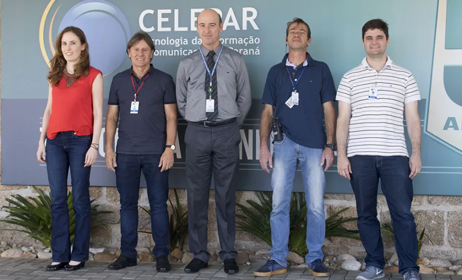 Celepar realizou ações visando a redução do consumo de água foto da equipe