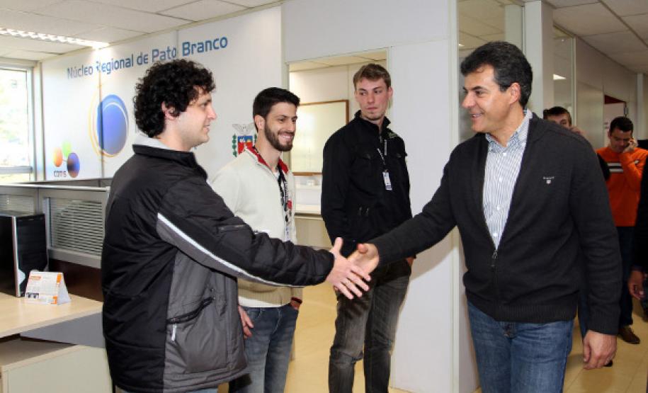 Governador Beto Richa inaugurou as novas instalações do Núcleo Regional da Celepar em Pato Branco