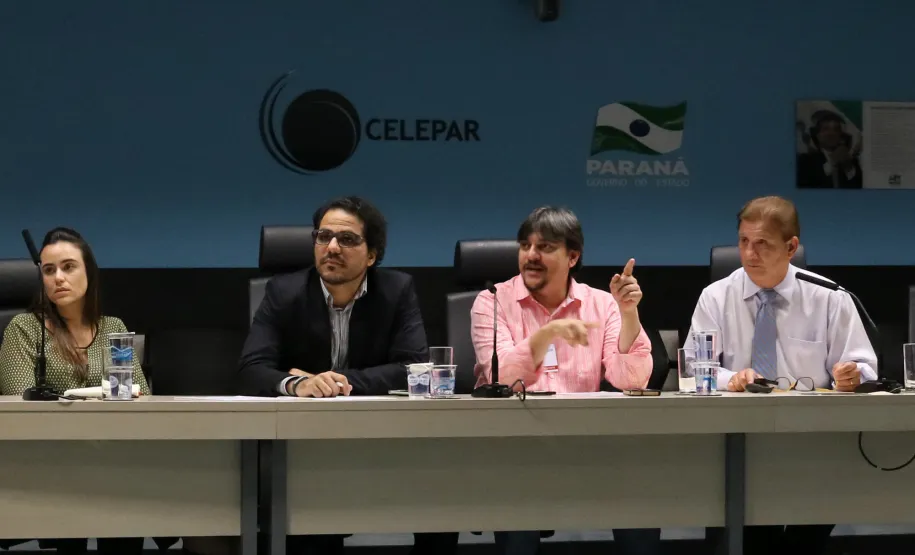 Secretário do Planejamento da Paraíba destaca Paraná como referência em gestão pública Indira Leitzke, Krol Remígio, Fabio Maia e Jacson Carvalho Leite