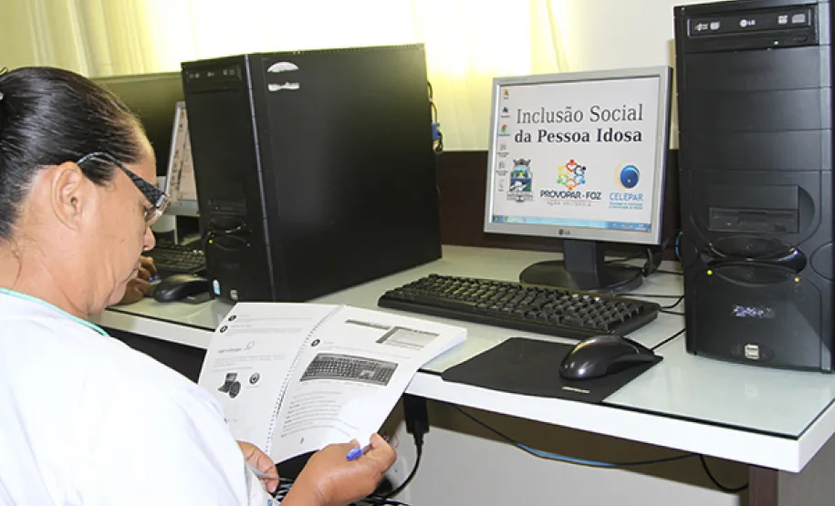 Curso de Inclusão Social da Pessoa Idosa, parceria entre Celepar e Prefeitura de Foz do Iguaçu, foi um sucesso