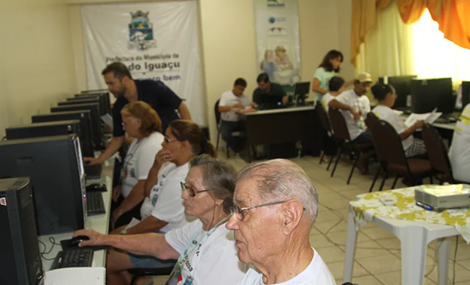 Curso de Inclusão Social da Pessoa Idosa, parceria entre Celepar e Prefeitura de Foz do Iguaçu, foi um sucesso