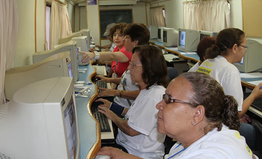 Curso de Inclusão Social da Pessoa Idosa, parceria entre Celepar e Prefeitura de Foz do Iguaçu, foi um sucesso