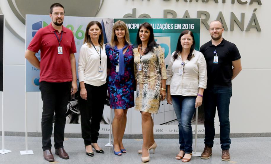 Raphael Brandalise, Marilza Andrade, Isis Biscaia, Cristina Fontanelli, Rosenei da Silva e Rafael Viesser