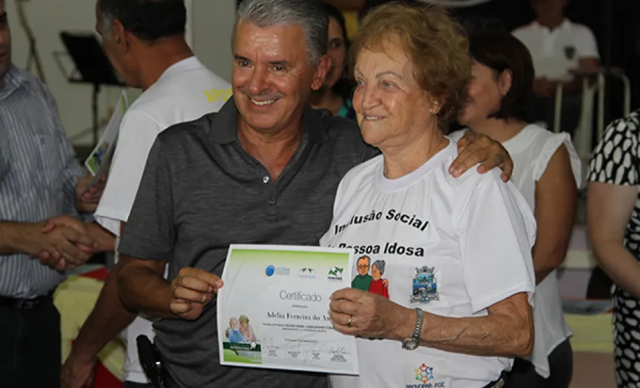 Curso de Inclusão Social da Pessoa Idosa, parceria entre Celepar e Prefeitura de Foz do Iguaçu, foi um sucesso