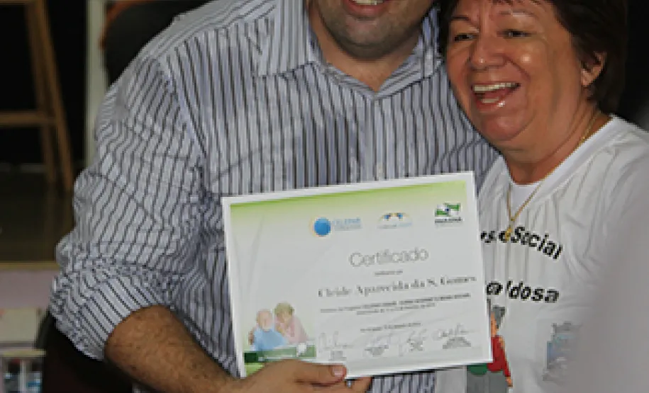 Curso de Inclusão Social da Pessoa Idosa, parceria entre Celepar e Prefeitura de Foz do Iguaçu, foi um sucesso