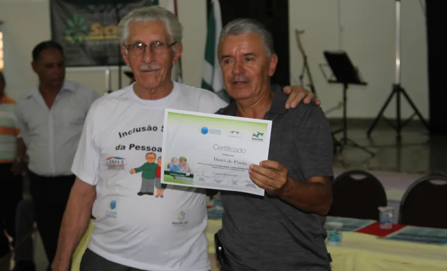 Curso de Inclusão Social da Pessoa Idosa, parceria entre Celepar e Prefeitura de Foz do Iguaçu, foi um sucesso