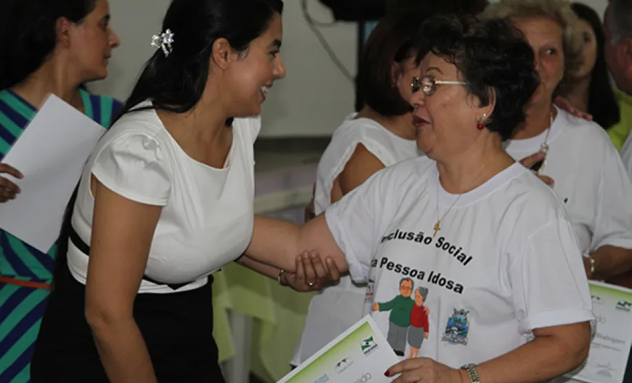 Curso de Inclusão Social da Pessoa Idosa, parceria entre Celepar e Prefeitura de Foz do Iguaçu, foi um sucesso
