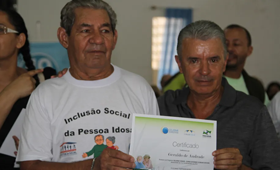Curso de Inclusão Social da Pessoa Idosa, parceria entre Celepar e Prefeitura de Foz do Iguaçu, foi um sucesso