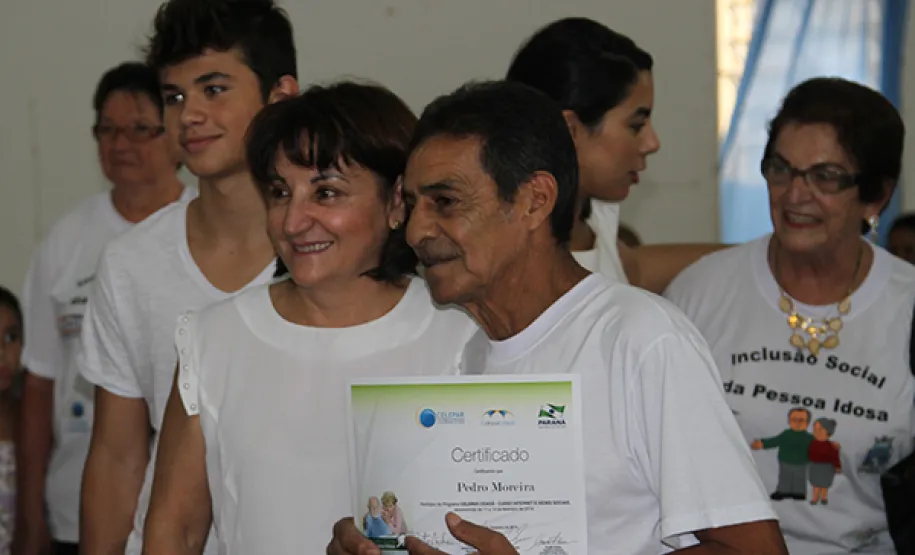 Curso de Inclusão Social da Pessoa Idosa, parceria entre Celepar e Prefeitura de Foz do Iguaçu, foi um sucesso