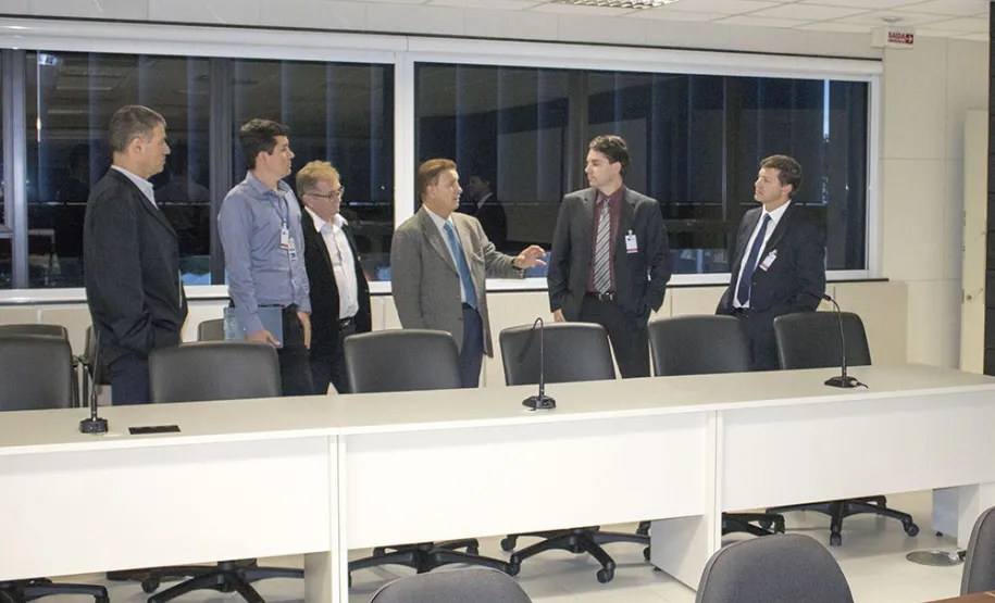 Sala de planejamento da Secretaria do Planejamento e Coordenação Geral