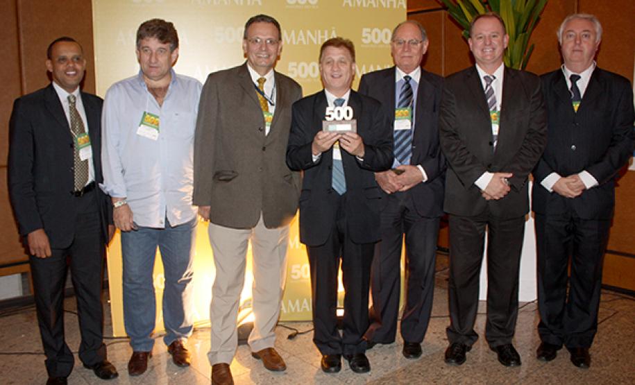 Celepar é a companhia de maior rentabilidade no setor informática e automação do Sul do país Luiz Nunes, José Juracy Macedo, Danilo Saclet, Jacson Carvalho Leite, Lucio Alberto Hansel, Elcio Marcowcz e Eloir José Sbalqueiro