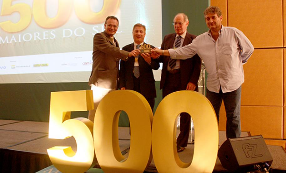 Celepar é a companhia de maior rentabilidade no setor informática e automação do Sul do país Danilo Scalet, Jacson Carvalho Leite, Lucio Alberto Hansel e José Juracy Macedo