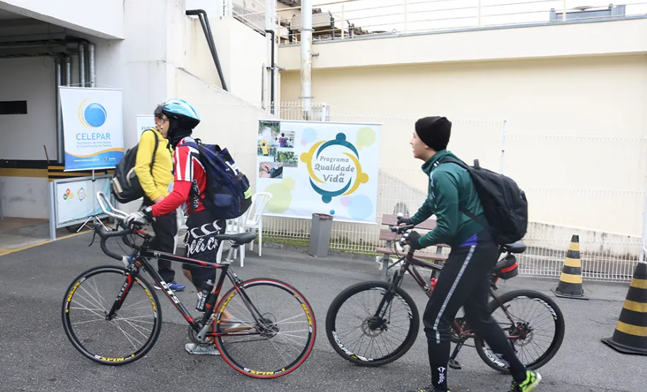 Dia Nacional de Bike ao Trabalho tem ações de conscientização na Celepar