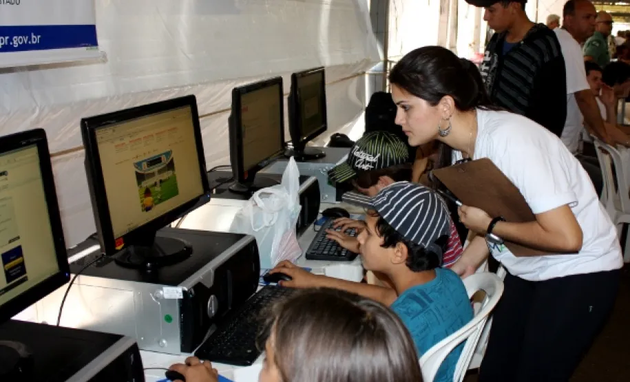 Balanço PR em Ação 1ª edição Inclusão digital em Sarandi