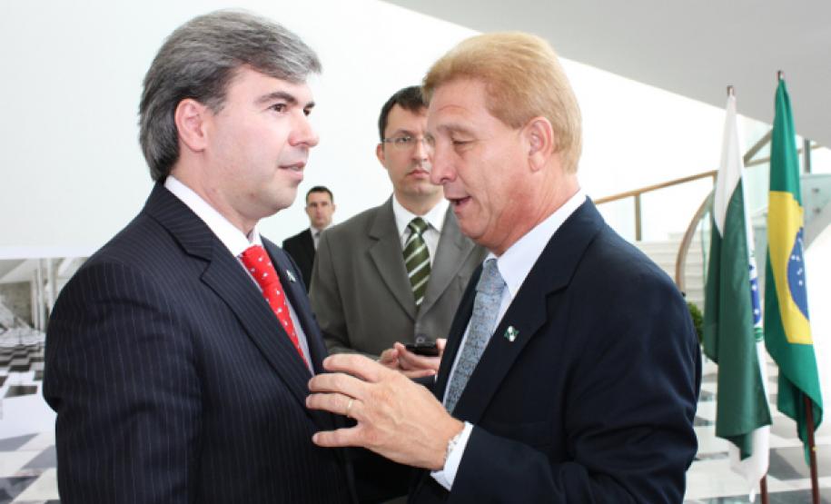 Secretário da Segurança Pública, Reinaldo de Almeida Cesar e Jacson Carvalho Leite