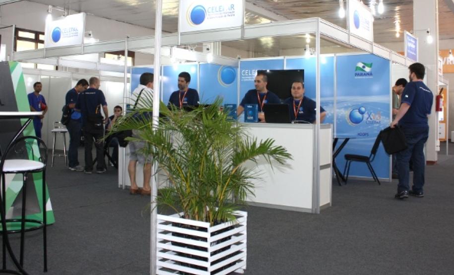 Estande da Celepar na Latinoware 2012