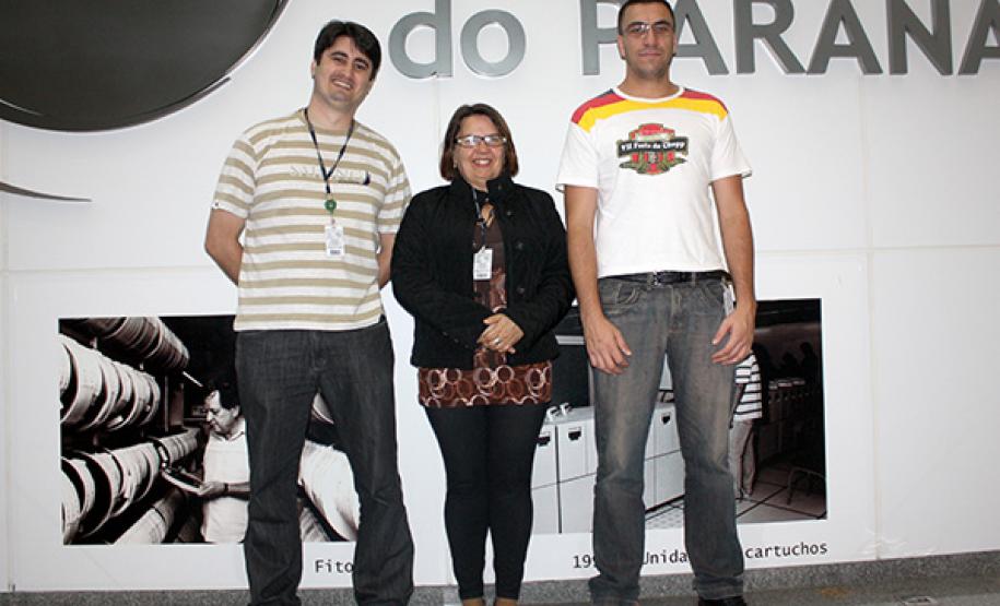 Eder Taffarel Chagas (DIOPE), Carmem Lucia Dugonski (DIOPE)  e Thiago Marcinko Pauliv (DIOPE)