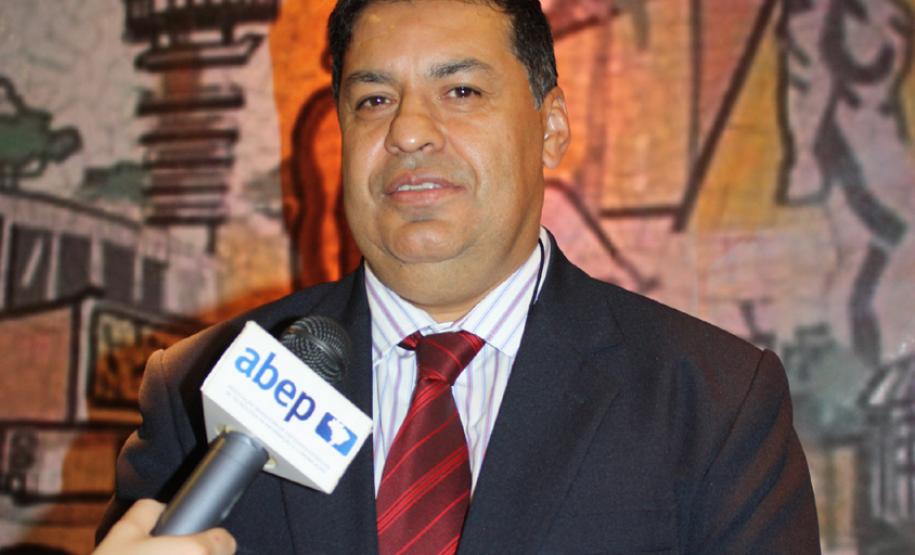 O presidente, Carlson Janes Aquistapasse (Procergs/RS), em entrevista para a ABEP (Associação Brasileira de Entidades Estaduais de Tecnologia da Informação e Comunicação), na 117ª Reunião Ordinária do Conselho das Associadas da Abep