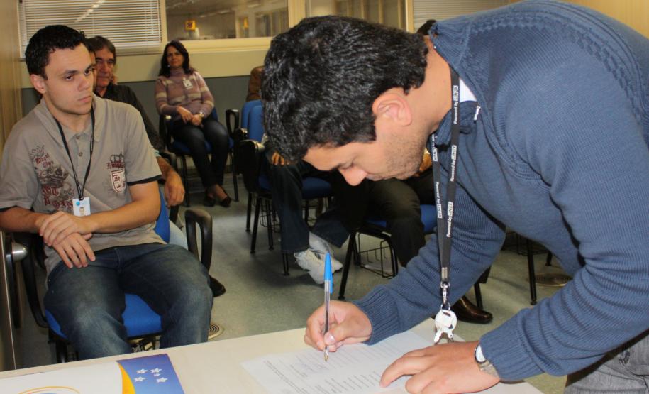 Posse da CIPA da Celepar, Fabiano da Silva Santos - Data: 16/05/2011