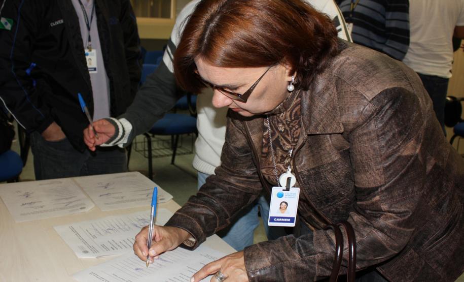 Posse da CIPA da Celepar, Carmem Lucia Dugonski - Data: 16/05/2011