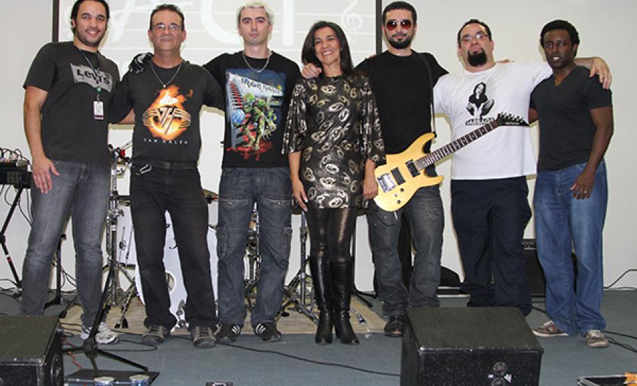 Banda Acorde Coletivo: João, Aluisio, Juliano, Adelmaris, Cleverson, Gabril e Will
