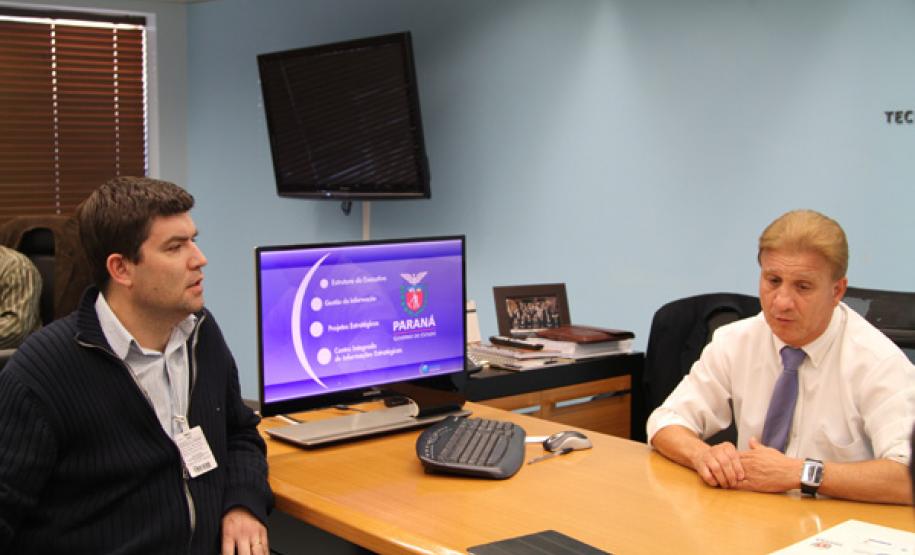 Celepar recebe visita de representantes da prefeitura de Guarapuava