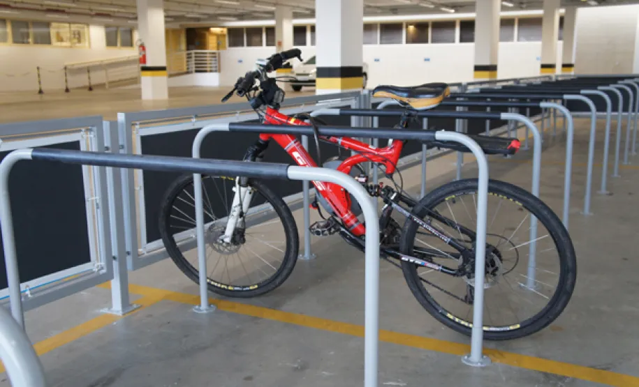 bicicletário da Celepar é referência em mobilidade urbana