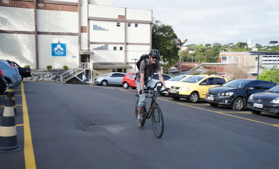 bicicletário da Celepar é referência em mobilidade urbana