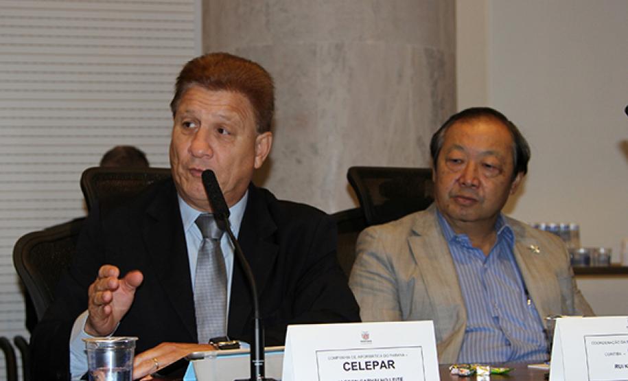 O presidente Jacson Carvalho Leite fala sobre a utilização de soluções de tecnologia da informação e comunicação em ações integradas do Governo do Estado