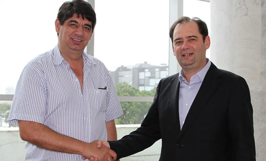 Prefeito de Quedas do Iguaçu, Jacaré e o secretário Edson Casagrande