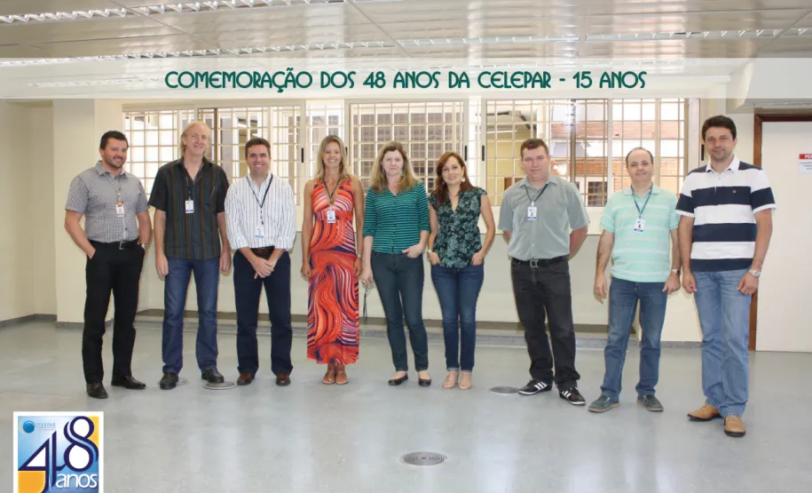 Os aniversariantes, Daniel, Mauro, Carvilhe, Marcia, Regina, Priscilla, Paulo, GIlmar e Viani