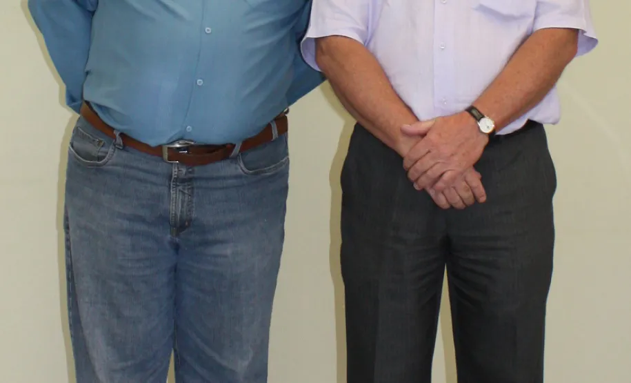 Os aniversariantes Arno e Alfredo