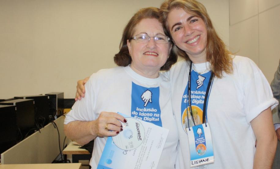 Encerramento do Programa Celepar Cidadã (Curso de inclusão de idosos na era digital), realizado nos dias 19 a 22 de novembro de 2012, manhã