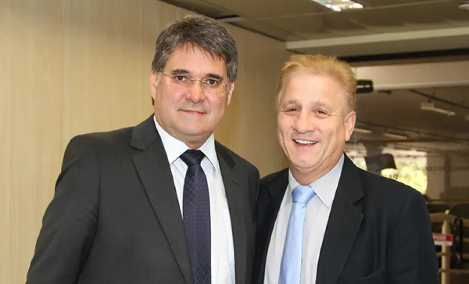 Secretária para Assuntos Estratégicos eleita presidente do Conselho de Administração da Celepar Reunião do Conselho de Administração da Celepar: secretário da Fazenda, Luiz Sebastiani e Jacson Carvalho Leite