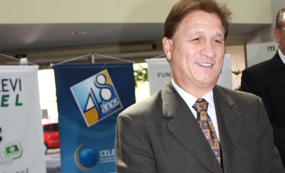 O diretor presidente da Celepar, Jacson Carvalho Leite