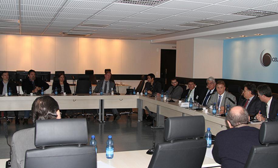 Reunião na Celepar sobre biometria