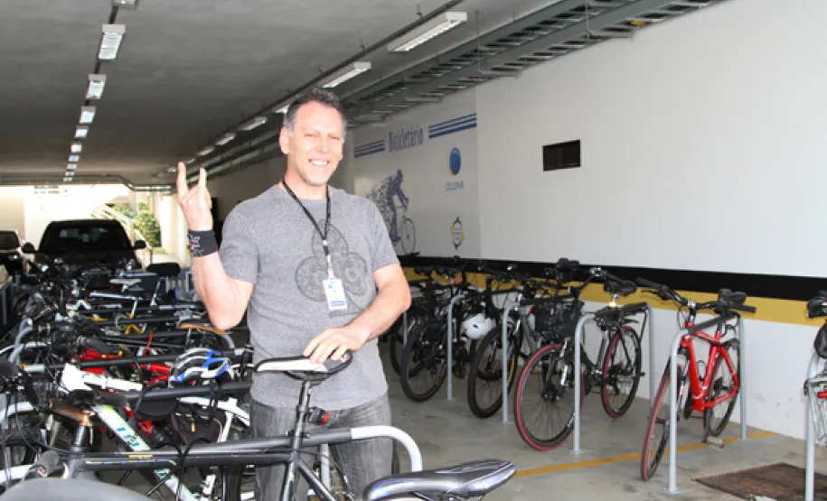 bicicletário da Celepar é referência em mobilidade urbana