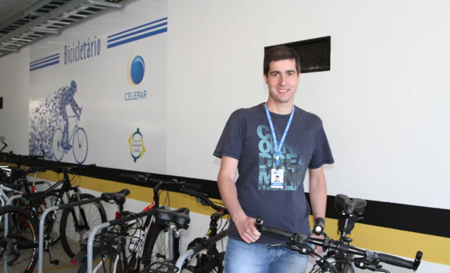 bicicletário da Celepar é referência em mobilidade urbana