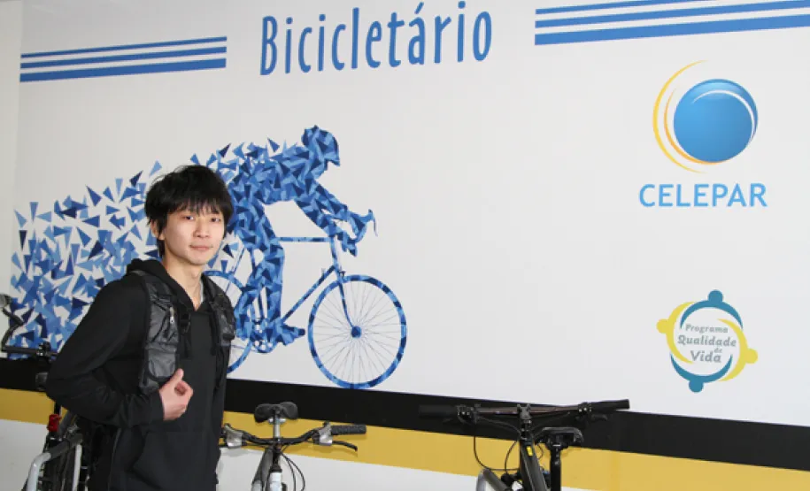 bicicletário da Celepar é referência em mobilidade urbana